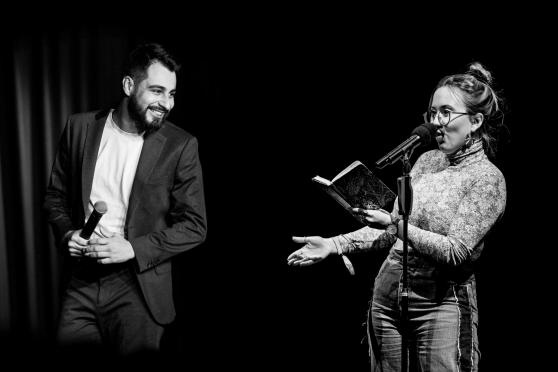 Poetry-Slam  mit Moët Liechti  und  Jeremy Chavez