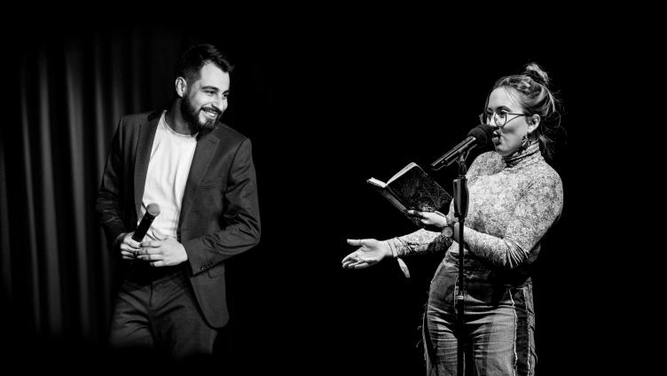 Poetry-Slam  mit Moët Liechti  und  Jeremy Chavez